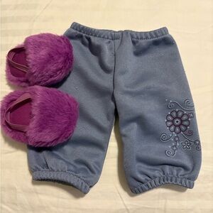 American Girl doll Chrissa’s pjs pants and slippers only
